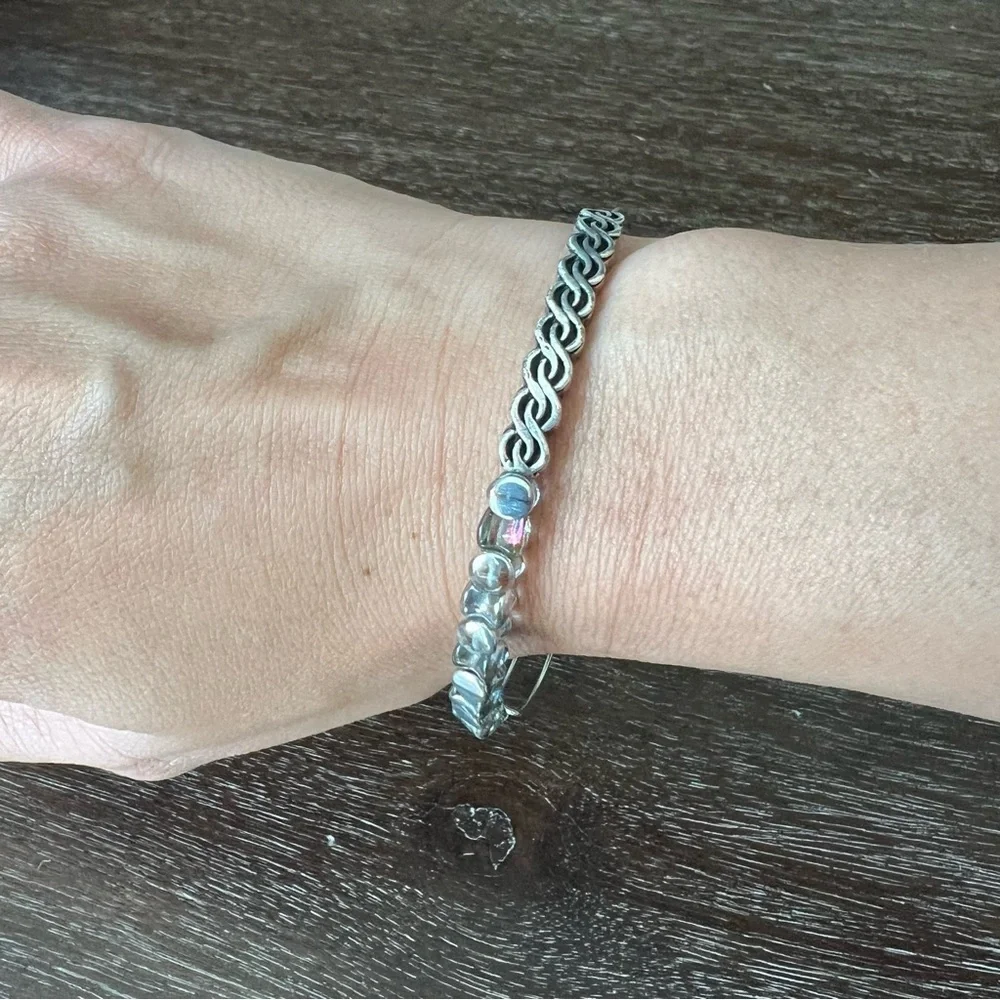 Alex and Ani Silver Indie Spirit Prism Winding Road Bracelet